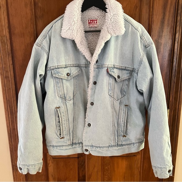 Vintage 80s Levi’s Sherpa Jacket - Picture 2 of 8